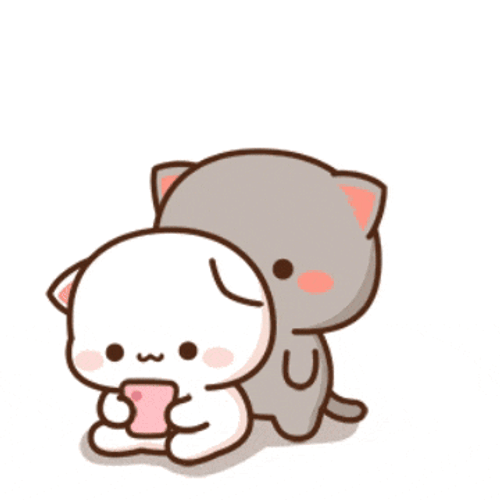 Peach Loves Goma Peach And Goma GIF