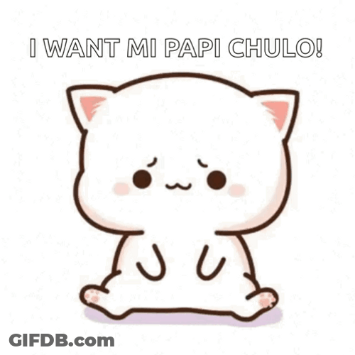 Peach Missing My Papi GIF