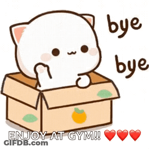 Peach On A Box Enjoy At Gym GIF
