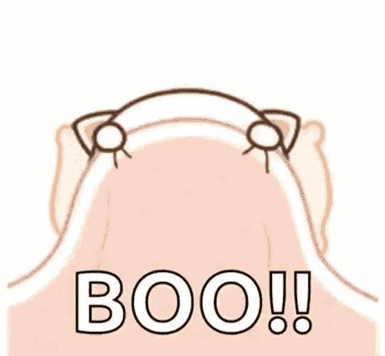 Peach Peek-A-Boo GIF