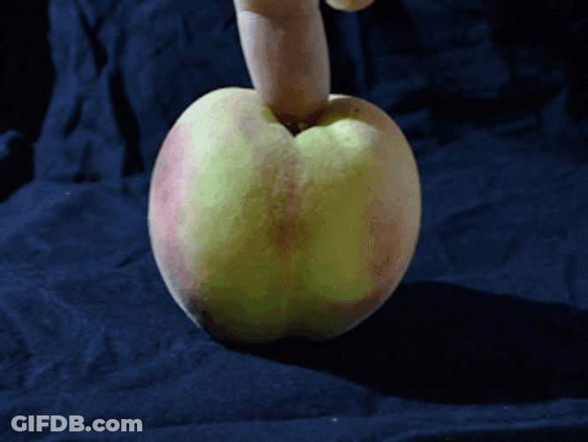 Peach Varied Sizes Time Loop GIF