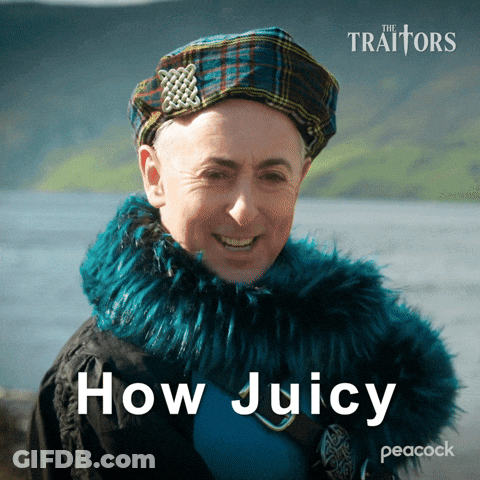 Peacock Ad For The Traitors Man In Kilt GIF