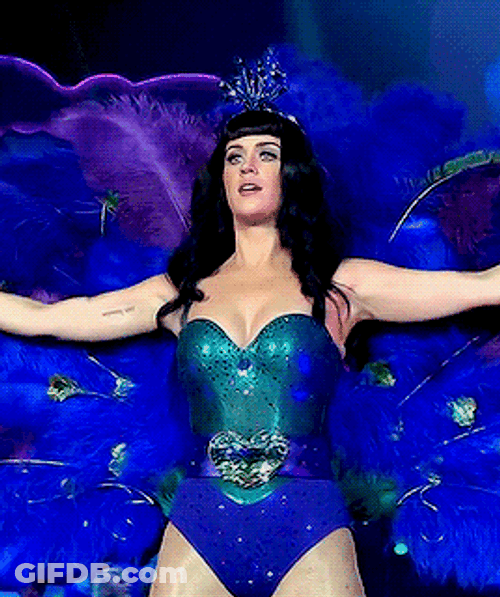 Peacock Katy Perry California Tour GIF