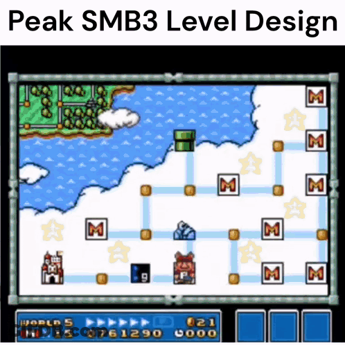 Peak SMB3 Level Design GIF