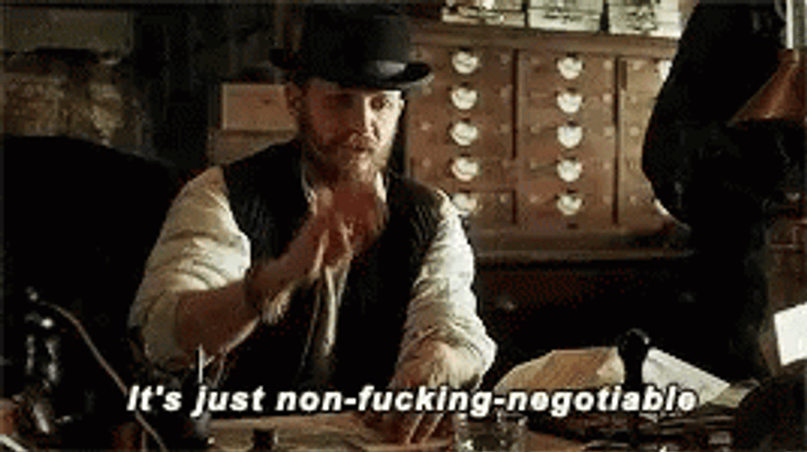 Peaky Blinders Alfie Solomon Non-Negotiable GIF