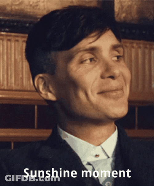 Peaky Blinders Sunshine Moment Thomas Shelby GIF
