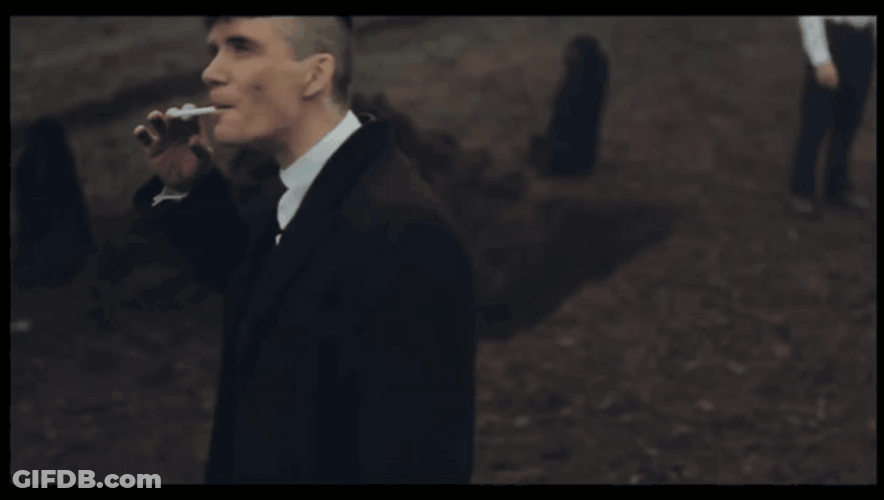 Peaky Blinders Thomas Shelby Relieved GIF
