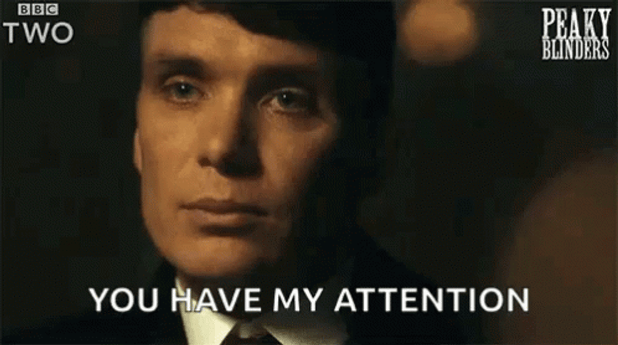 Peaky Blinders Tommy Shelby Attention GIF