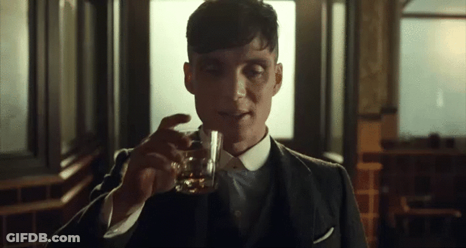 Peaky Blinders Tommy Shelby Drink Up GIF