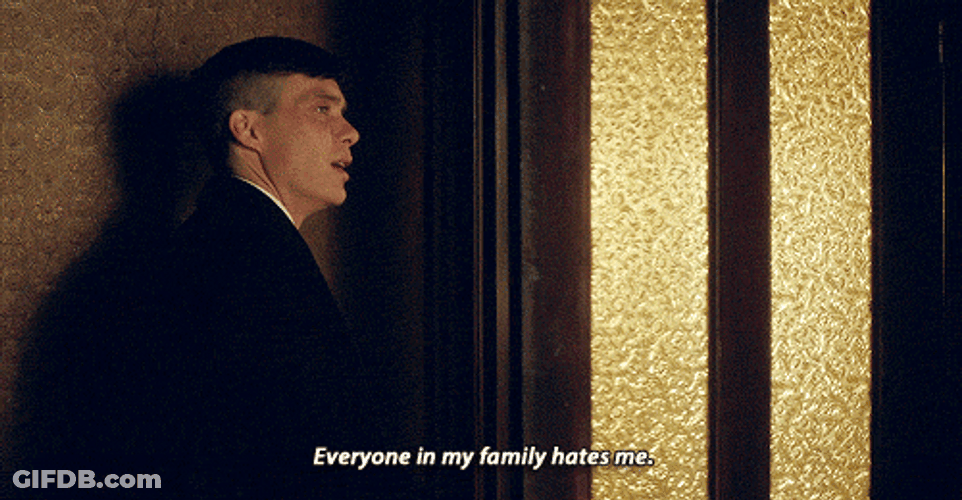 Peaky Blinders Tommy Shelby Family Hate GIF