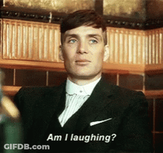 Peaky Blinders Tommy Shelby Laughing GIF