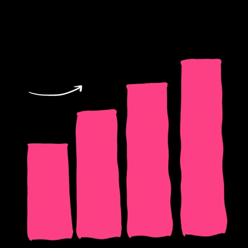 Peaky Digital Bar Graph Data GIF