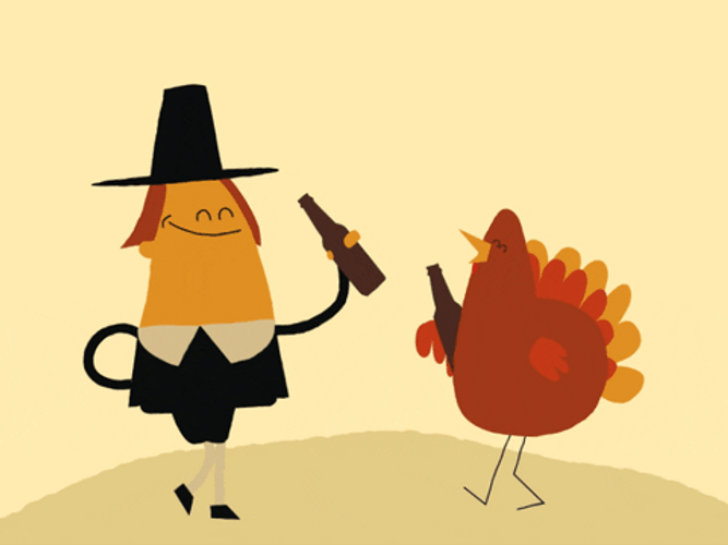 Peanut And Turkey Dancing GIF
