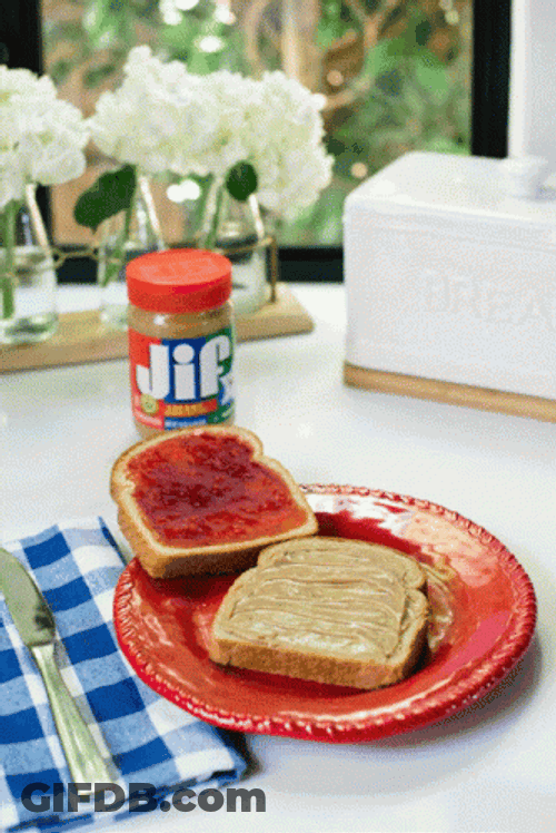 Peanut Butter And Jelly Made From USA GIF