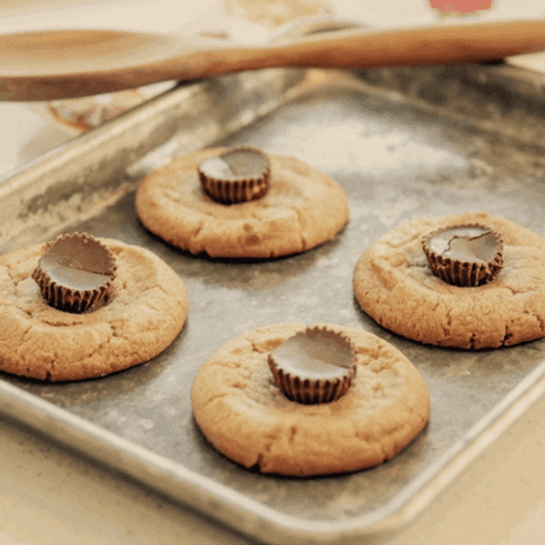 Peanut Butter Cookies Food GIF