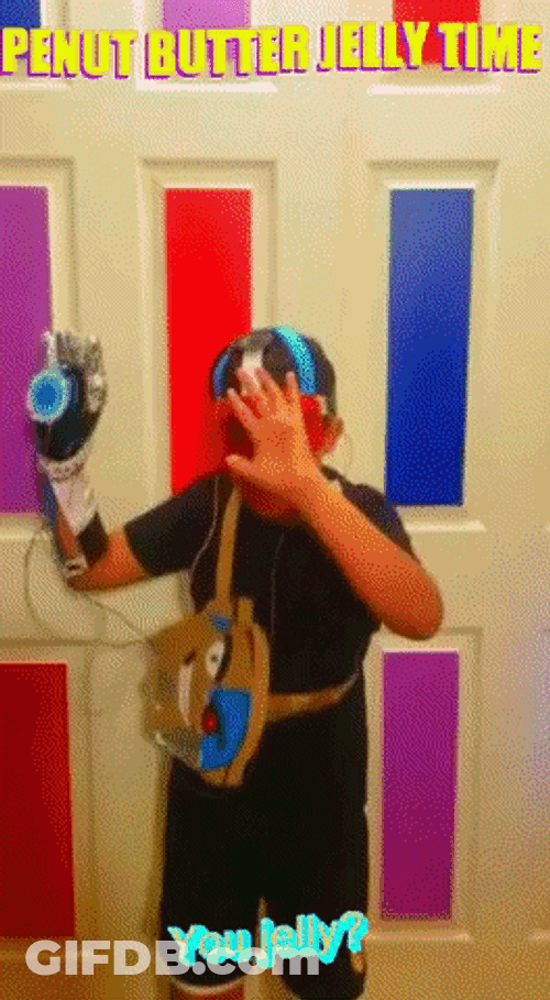 Peanut Butter Jelly Time Kid Dancing GIF