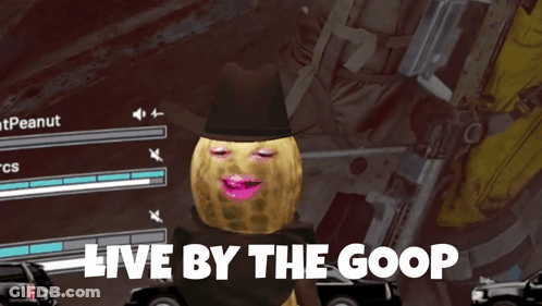 Peanut In Cowboy Hat Live By The Goop GIF