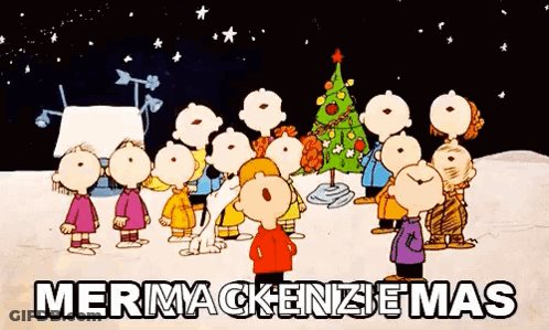 Peanuts Characters Singing Mermackenziemas GIF