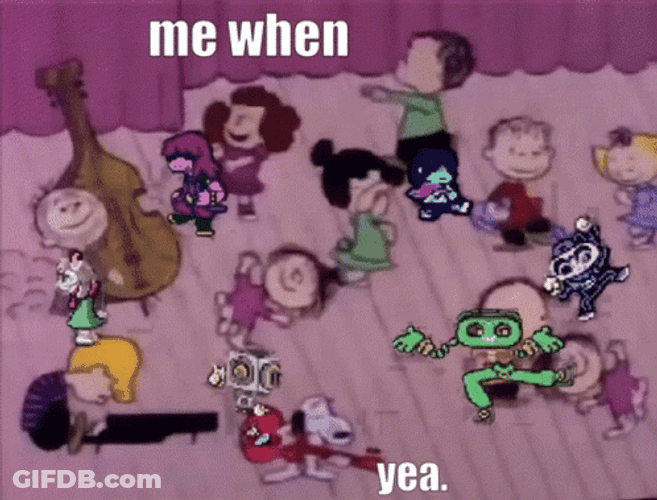 Peanuts Kids Dancing Meme GIF