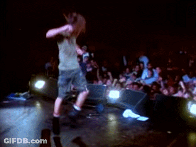 Pearl Jam Eddie Vedder Head Bang GIF