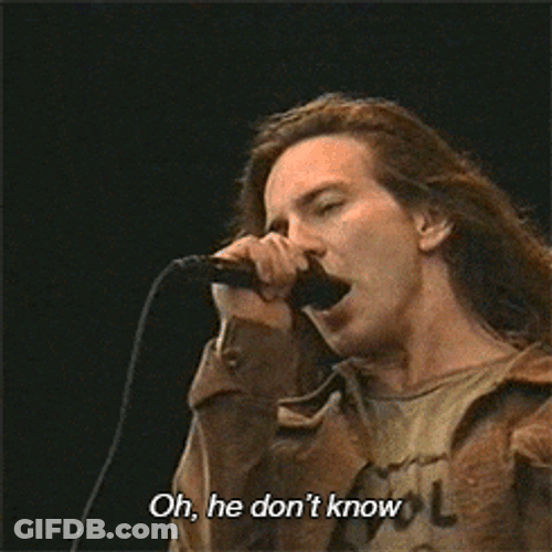 Pearl Jam Eddie Vedder Lead Vocals GIF
