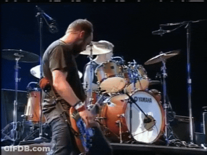 Pearl Jam Eddie Vedder Solo Guitar Playing GIF