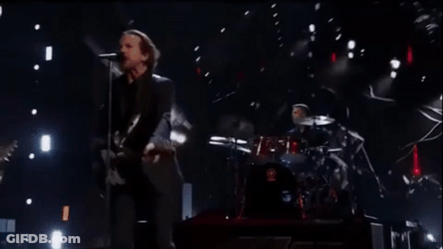 Pearl Jam Lead Vocal Eddie Vedder Singing GIF