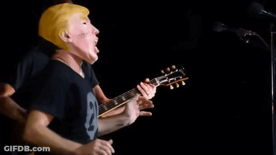 Pearl Jam Naughty Face Mask GIF