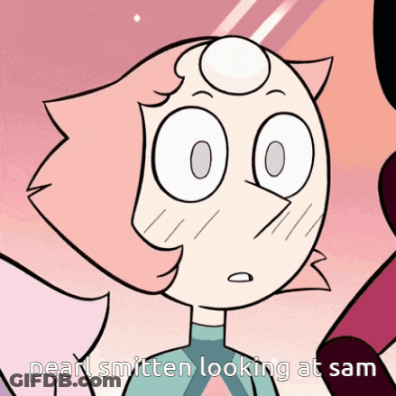 Pearl Smitten Looking At Sam Cartoon GIF