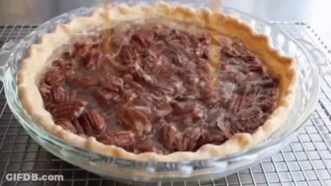 Pecan Pie On Cooling Rack GIF