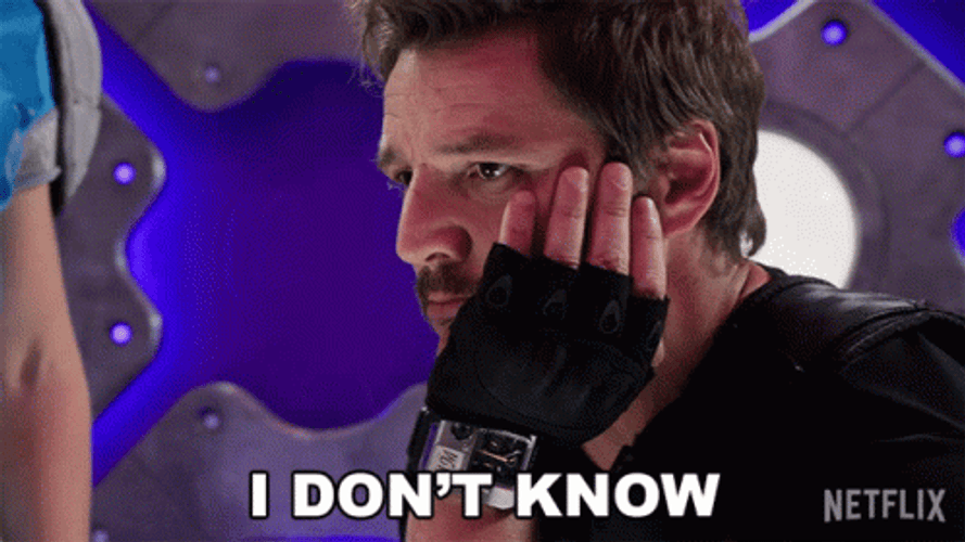 Pedro Pascal Bored Shaking Head I Don't Know GIF