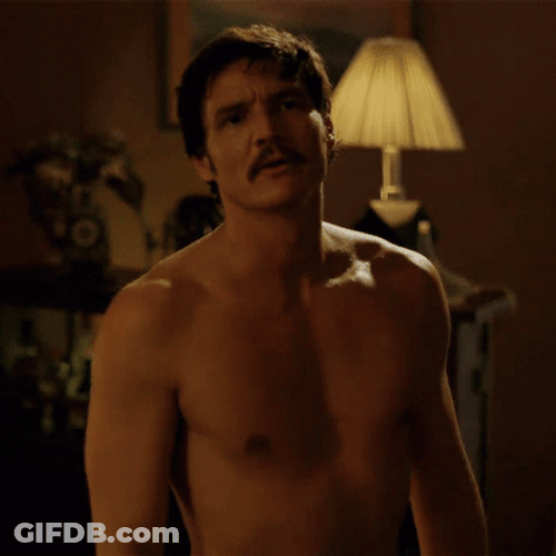 Pedro Pascal Long Stare Handsome Body GIF