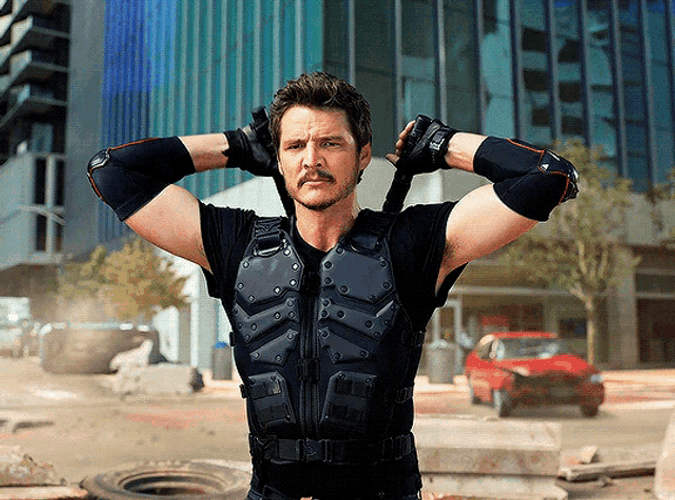 Pedro Pascal Marcus Moreno We Can Be Heroes GIF