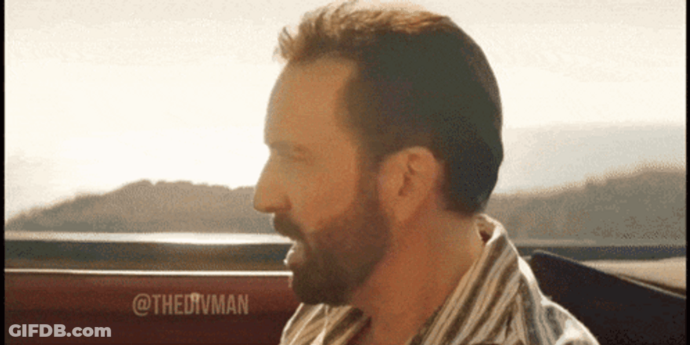 Pedro Pascal Nicolas Cage Mad Reaction GIF