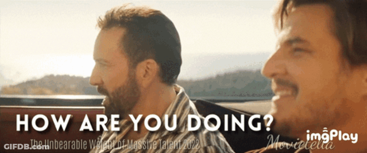 Pedro Pascal Nicolas Cage Verge Of Breaking Down GIF
