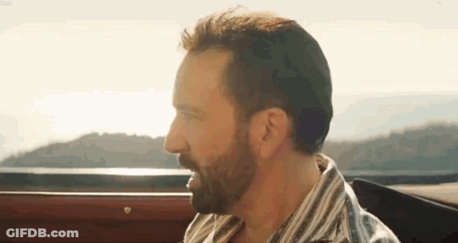 Pedro Pascal Nicolas Cage Worried GIF