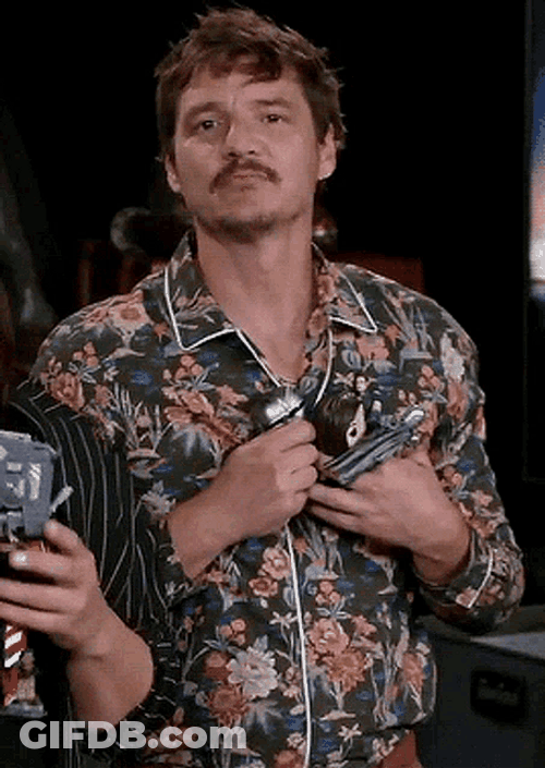 Pedro Pascal Nod Agree Smiling Happy GIF