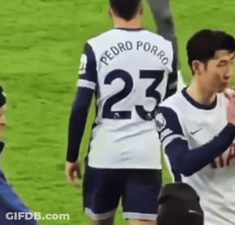 Pedro Porro Standing On Soccer Field GIF