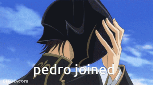 Pedro Text GIF
