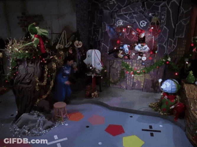 Pee Wee Herman Dance Christmas Party GIF