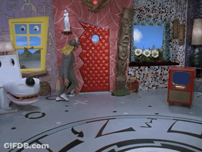 Pee Wee Herman Dance Golden Playhouse GIF