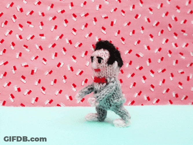 Pee Wee Herman Dance Loom Charms GIF