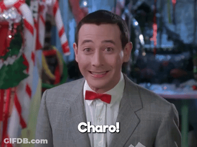 Pee Wee Herman Hit It Charow GIF