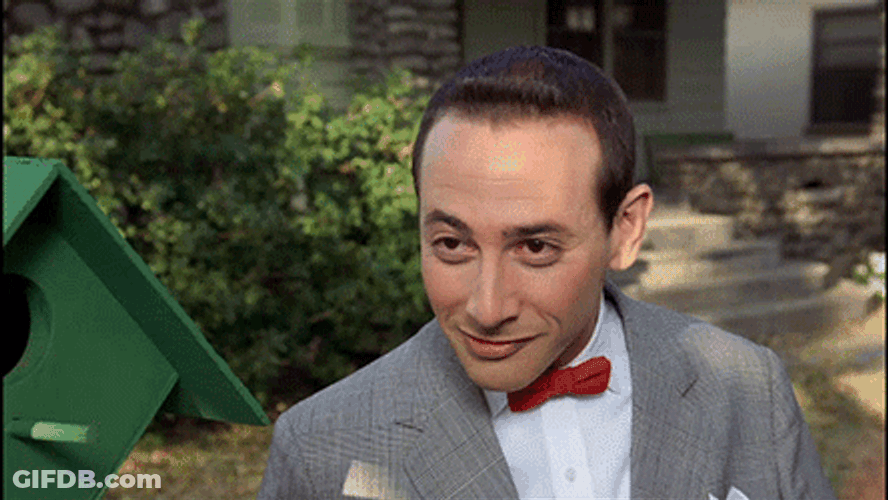 Pee Wee Herman Listening To Reason GIF