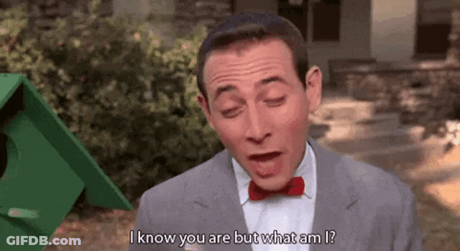 Pee Wee Herman Mocking Line GIF