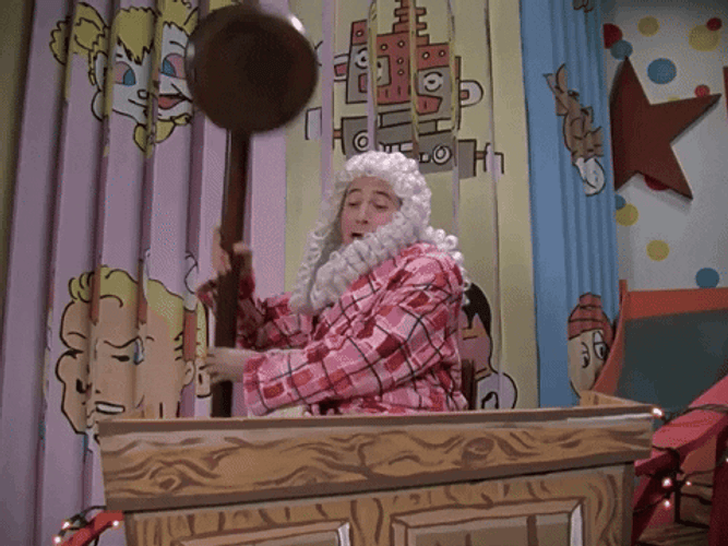 Pee Wee Herman Silence Order GIF