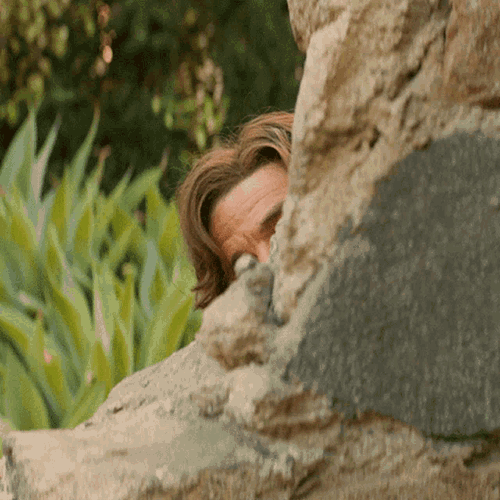 Peeking Javi GIF