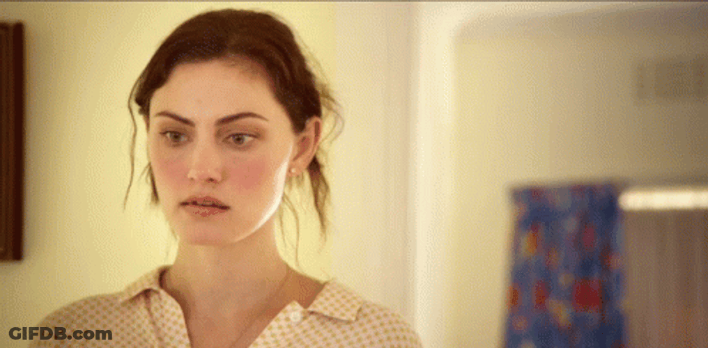 Peeking Phoebe Tonkin GIF
