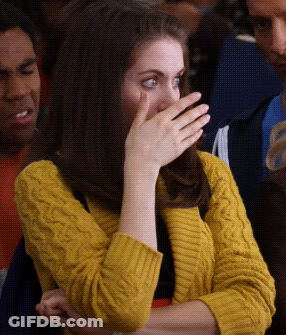 Peeking Through Hand Community GIF