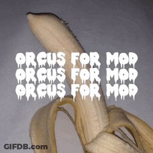 Peeled Banana With Orcus For Mod GIF